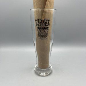 Dick's Last Resort Big Ass 24oz Beer Glass The Shame of Cleveland Flats Ohio